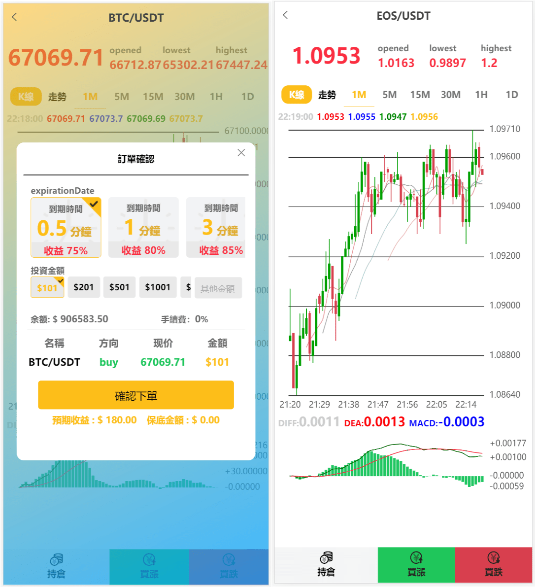 4语言微盘仿交易所源码/K线正常/秒合约/质押/文本搭建教程-3